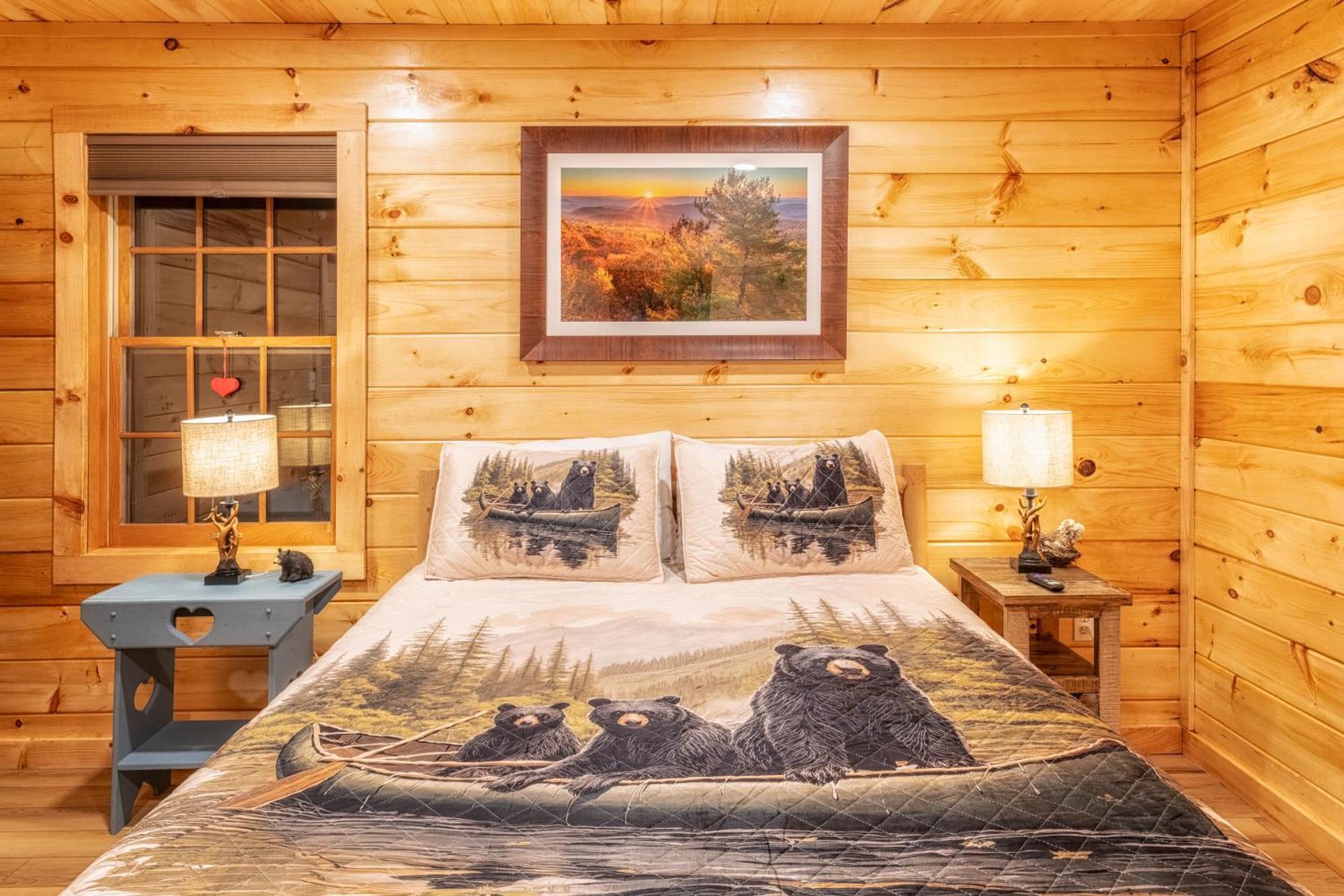 Real Log Cabin With Amazing Views, Hot Tub, Sauna, Games جاتلينبرج المظهر الخارجي الصورة
